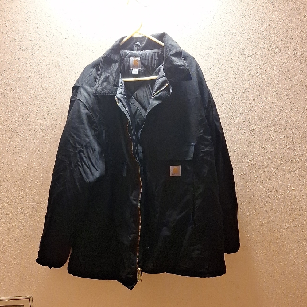 Carhartt Men's Black Work Coat